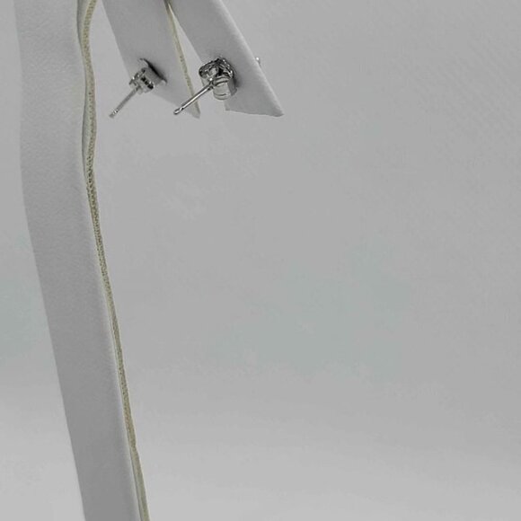 Delicate Sterling Silver 925 Small Circle Stud Earrings – Minimalist Style - Picture 3 of 4